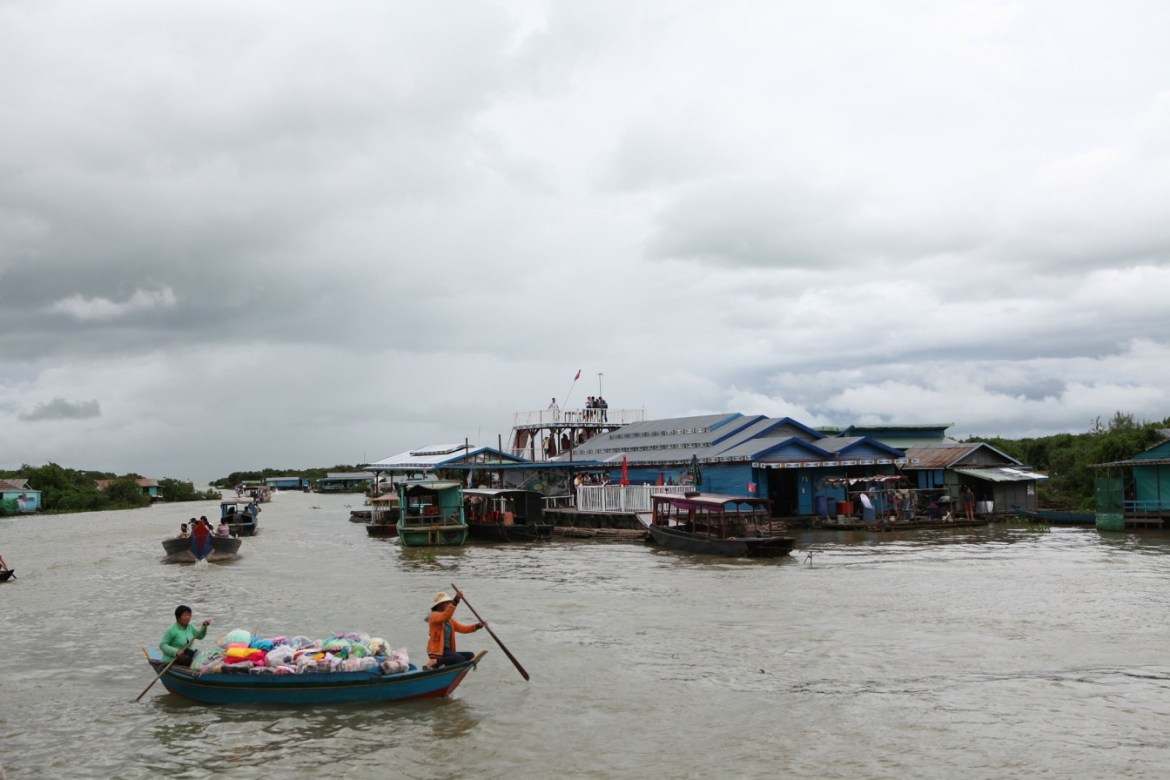 The Tonle Sap Lake in Cambodia